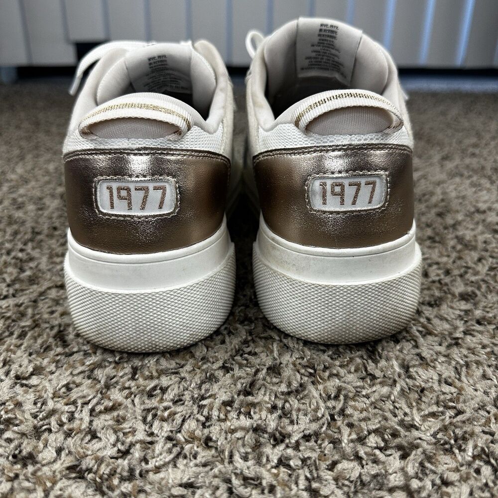 Le Tigre Midtown Lo Platform 1977 White Rose Gold Women's Sneakers Size 10M - Picture 5 of 12